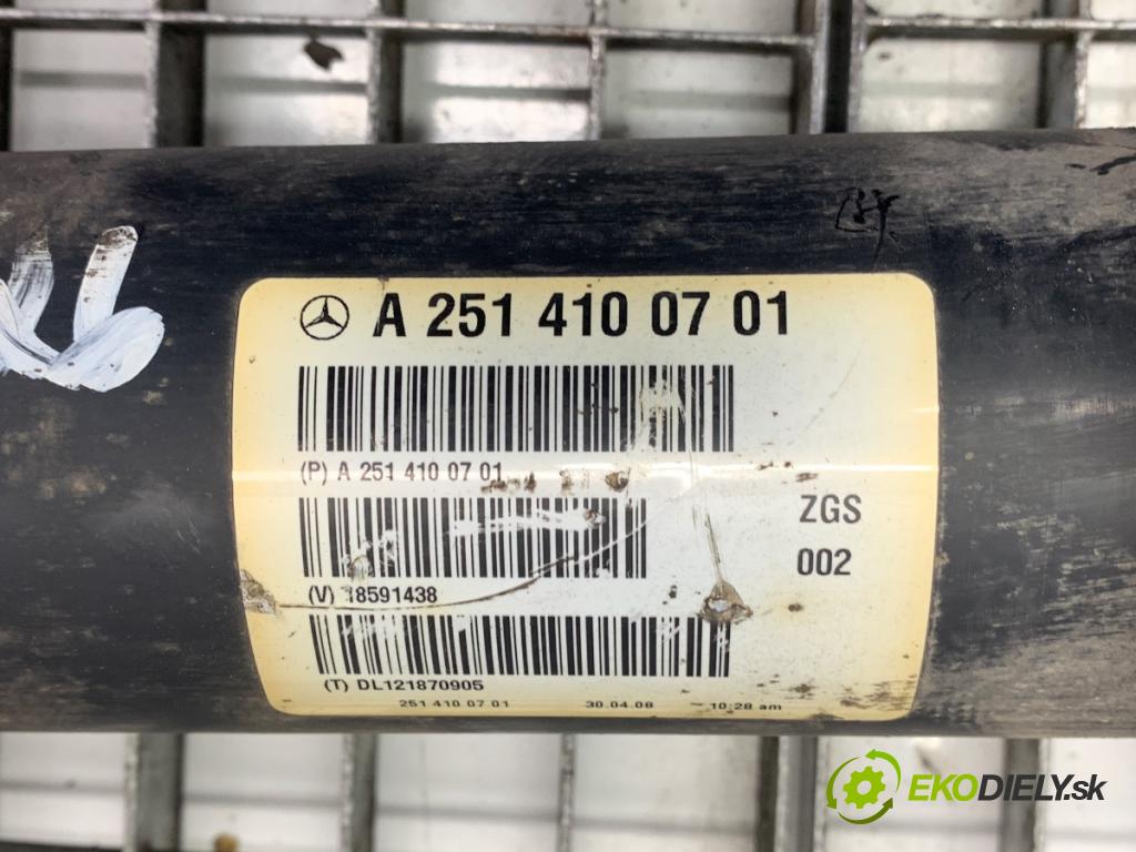 MERCEDES-BENZ W251 nadwozie wielkoprzestrzenne (MPV) 2008 165 kW R 320 CDI 4-matic (251.022, 251.122) 2987 Kardaň, hriadeľ hnací predný 2514100701