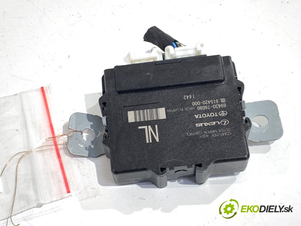 LEXUS NX SUV 2024 179 kW 350h (AAZH20) 2487 Modul Riadiaca jednotka levýho zrkadla 89430-78080