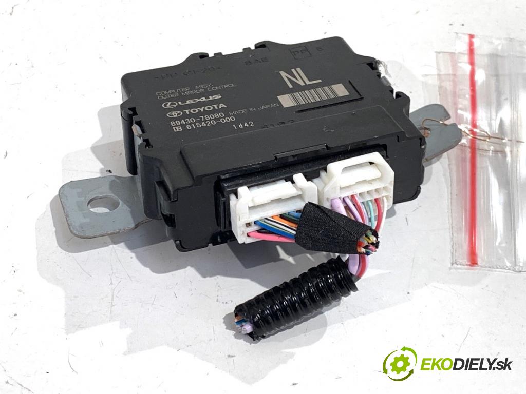 LEXUS NX SUV 2024 179 kW 350h (AAZH20) 2487 Modul Riadiaca jednotka levýho zrkadla 89430-78080