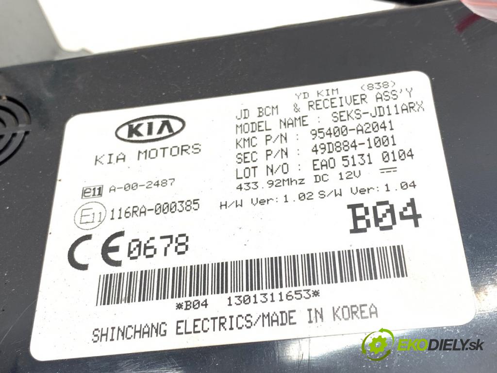 KIA CEED liftback 2013 81 kW 1.6 CRDi 110 1582 modul BCM 95400-A2041 (Řídící jednotka ostatní)