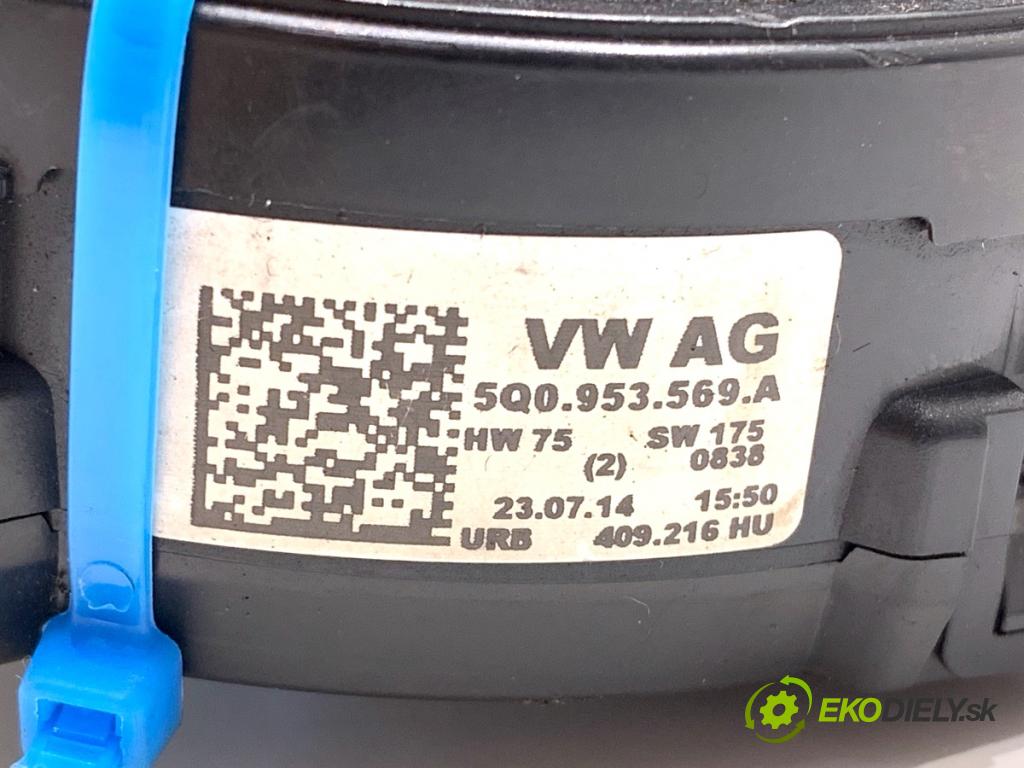 VW GOLF VII Kombi 2015 77 kW 1.6 TDI 1598 Krúžok, slimák airbag 5Q0953569A (Airbag)