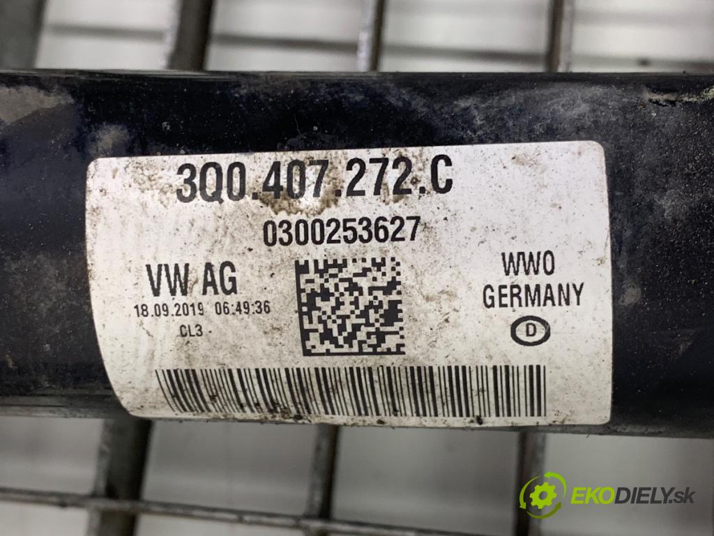 VW PASSAT B8 Kombi 2019 110 kW 2.0 TDI 1968 Poloos pravy predný 3Q0407272C
