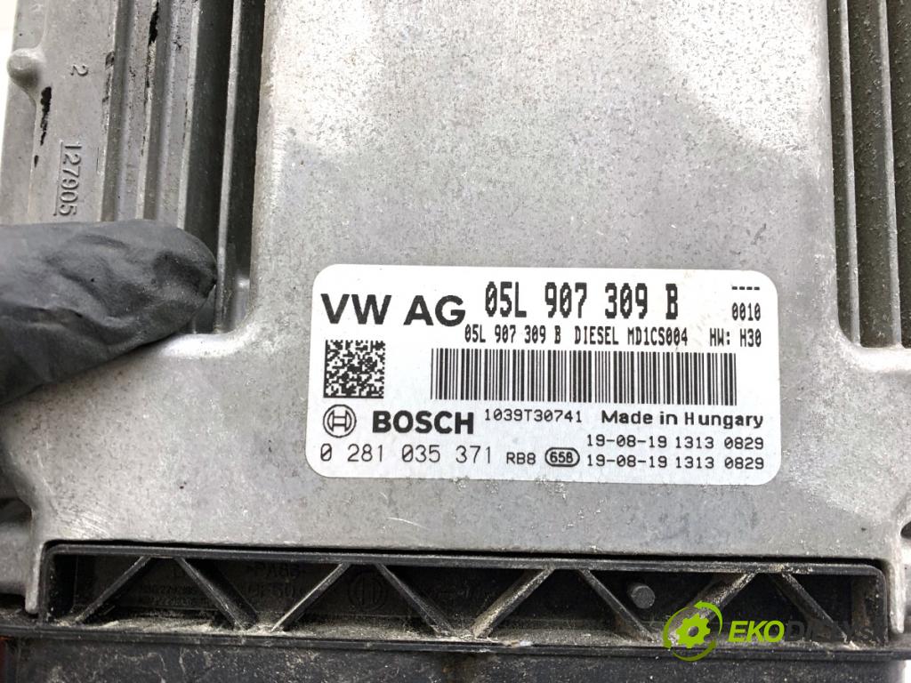 VW PASSAT B8 Kombi 2019 110 kW 2.0 TDI 1968 řídící jednotka motora 05L907309B (Řídicí jednotka)