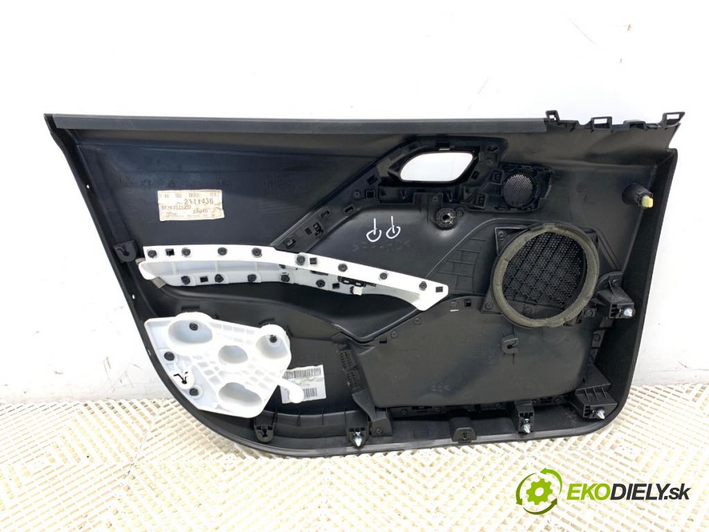 PEUGEOT 208 I liftback 2016 81 kW 1.2 THP 110 1199 čalúnenie Dvere pravy predný