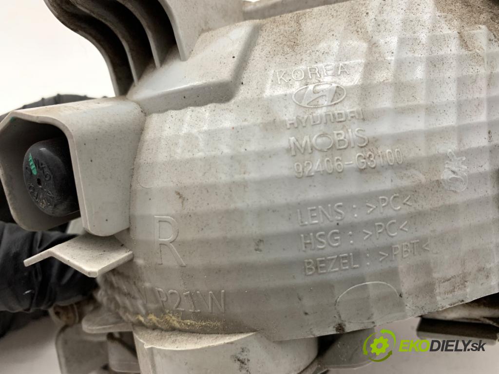 HYUNDAI i30 liftback 2020 74 kW 1.4 MPI 1368 světlo nárazníka pravý zadní část 92406-G3100