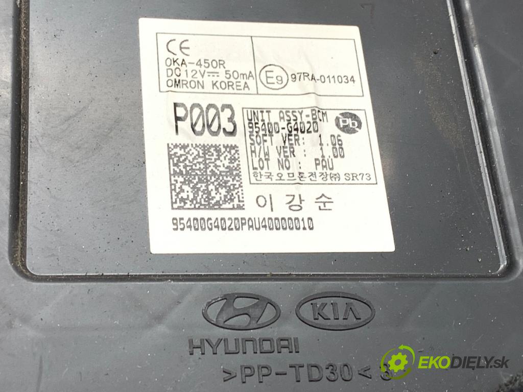 HYUNDAI i30 liftback 2020 74 kW 1.4 MPI 1368 modul BCM 95400-G4020 (Řídící jednotka ostatní)