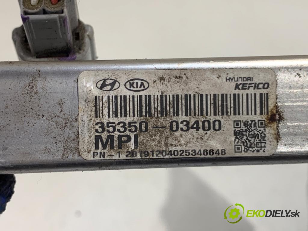 HYUNDAI i30 liftback 2020 74 kW 1.4 MPI 1368 lišta vstřikovací 35350-03400 (Vstřikovací lišta)