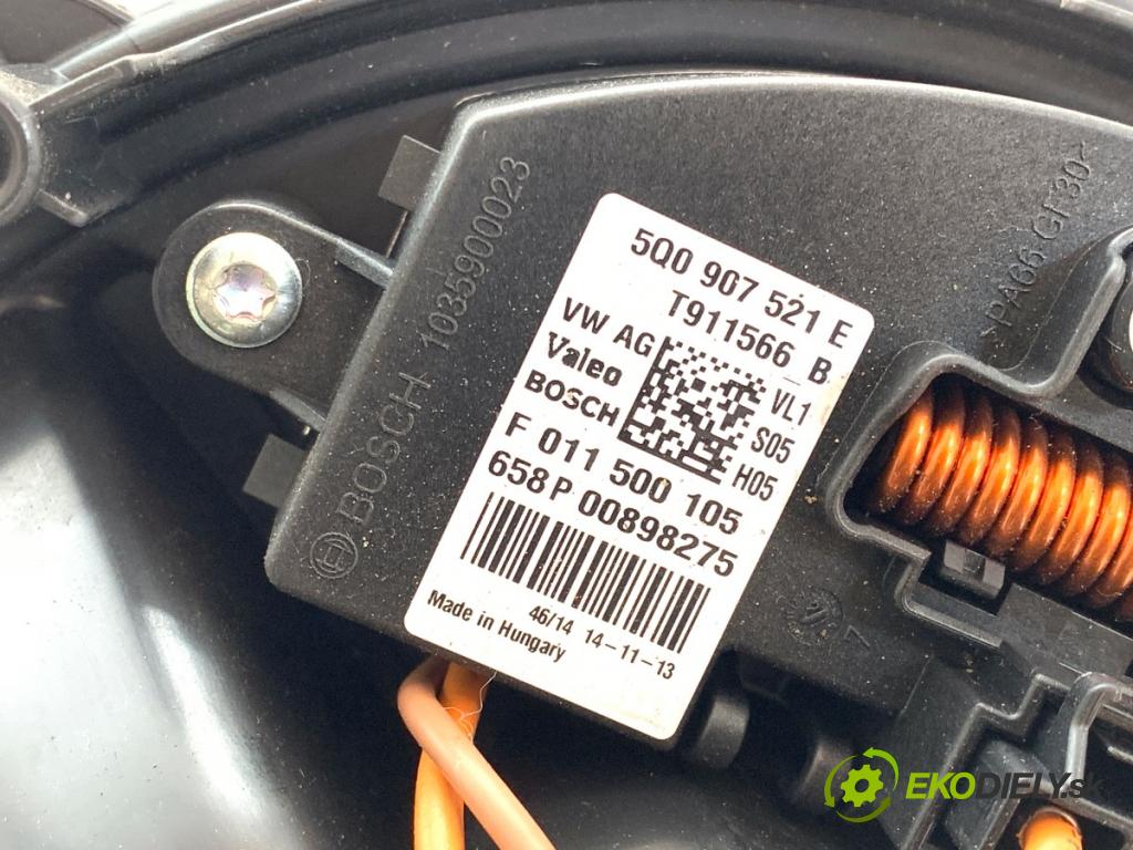VW GOLF VII Kombi 2015 77 kW 1.6 TDI 1598 topení 5Q0907521E