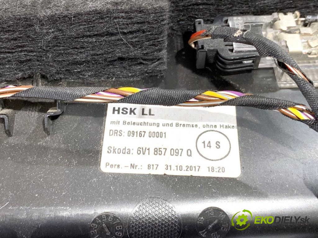 SKODA FABIA III Kombi 2017 77 kW 1.4 TDI 1422 přihrádka kastlík spolujezdce 6V1857097Q (Přihrádka (kastlík))