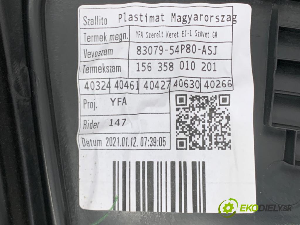 SUZUKI VITARA SUV 2021 95 kW 1.4 Hybrid (Mild Hybrid) 1373 čalúnenie Dvere pravy predný
