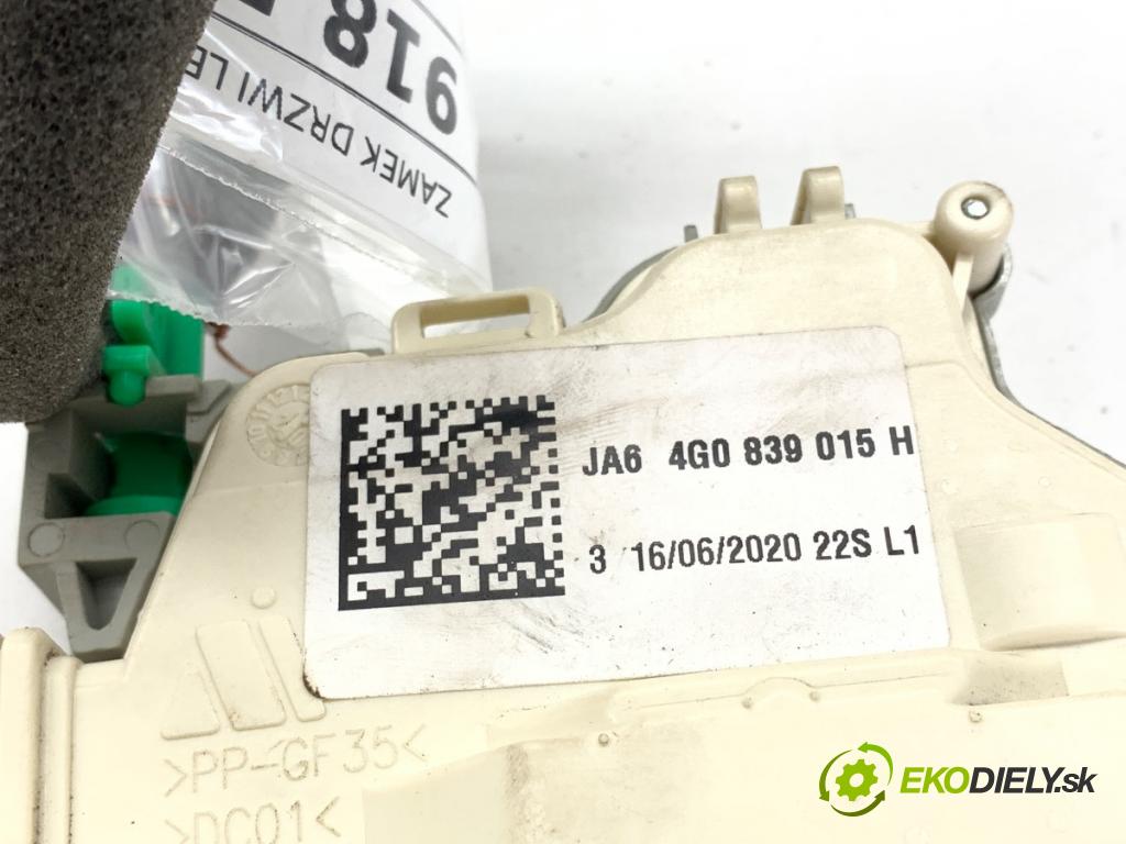 AUDI A5 F5 liftback 2020 140 kW 40 TDI 1968 zámok Dvere ľavy zad 4G0839015H