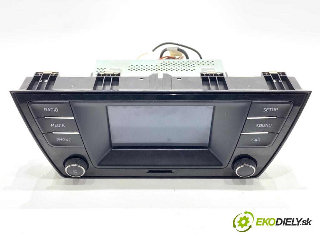 SKODA FABIA III Kombi 2017 77 kW 1.4 TDI 1422 RADIO 6V0035871D (Audio zariadenie)