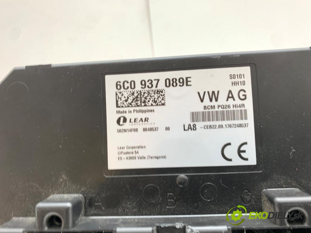 SKODA FABIA III Kombi 2017 77 kW 1.4 TDI 1422 modul komfortu 6C0937089E (Komfortní modul)