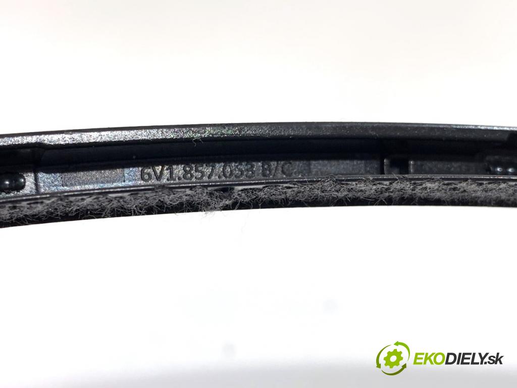 SKODA FABIA III Kombi 2017 77 kW 1.4 TDI 1422 lišty kryt 6V1858418A (Lišta)