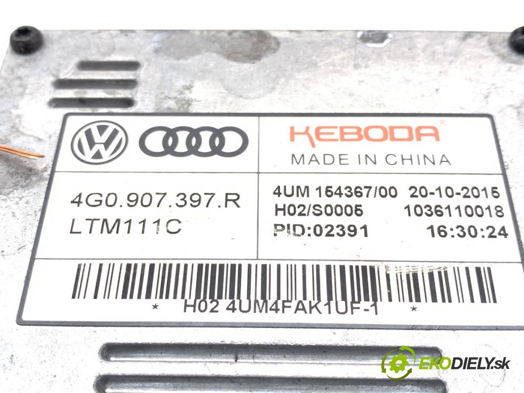 AUDI Q3 I SUV 2016 147 kW 2.0 TFSI quattro 1984 Menič XENON 4G0907397R (Riadiaca jednotka xenónu)