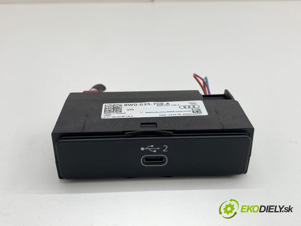 AUDI A5 F5 liftback 2020 140 kW 40 TDI 1968 HNÍZDO: USB C 8W0035708A