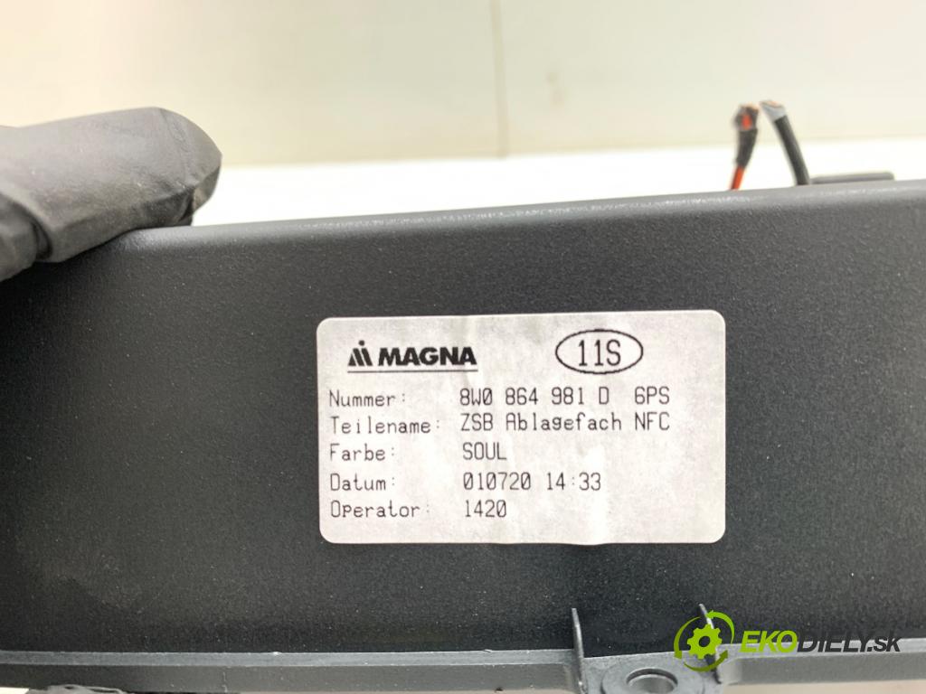 AUDI A5 F5 liftback 2020 140 kW 40 TDI 1968 NABÍJEČKA: INDUKCE: 8W0864981D