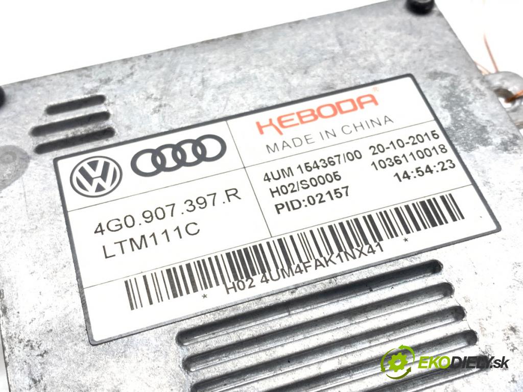 AUDI Q3 I SUV 2016 147 kW 2.0 TFSI quattro 1984 měnič XENON 4G0907397R (Řídící jednotka xenonu)