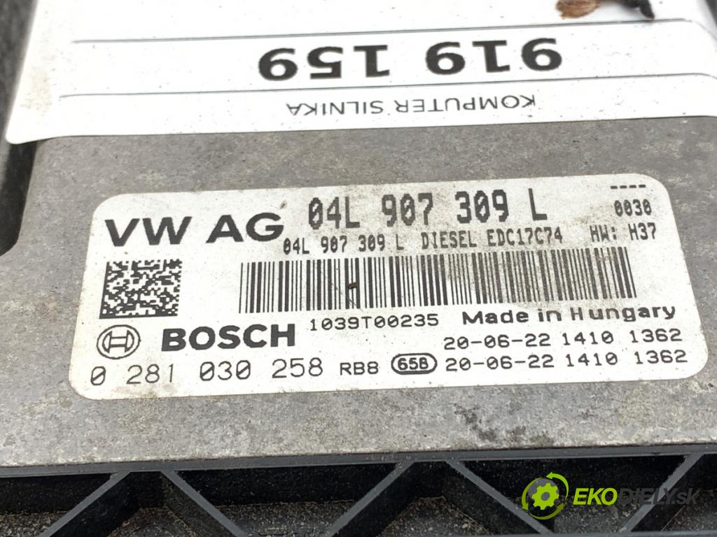 AUDI A5 F5 liftback 2020 140 kW 40 TDI 1968 řídící jednotka motora 04L907309L (Řídicí jednotka)