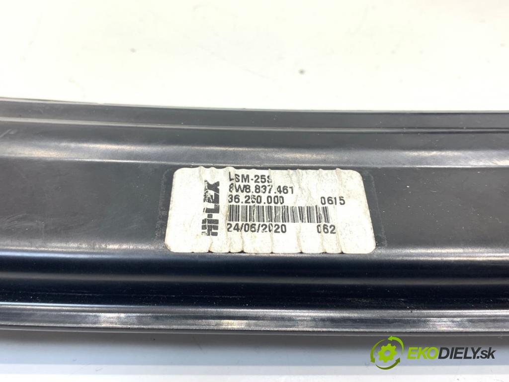 AUDI A5 F5 liftback 2020 140 kW 40 TDI 1968 mechanismus okna levý přední část 8W8837461