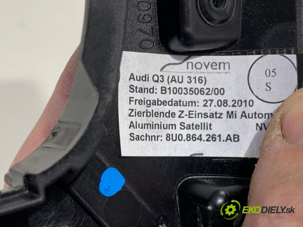 AUDI Q3 I SUV 2016 147 kW 2.0 TFSI quattro 1984 lišty kryt  (Lišta)
