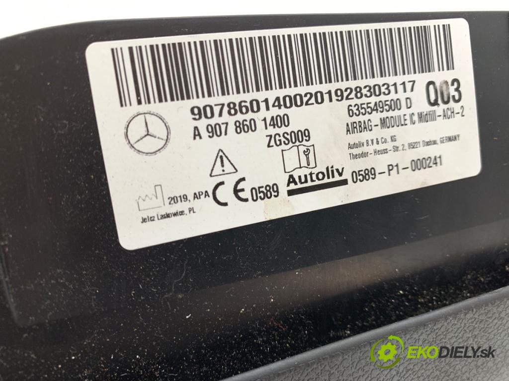 MERCEDES-BENZ SPRINTER 3,5-t Tourer Bus Autobus 2020 140 kW 319 CDI (907.733, 907.735) 2987 stropní levý POKRÝT: A9078601400