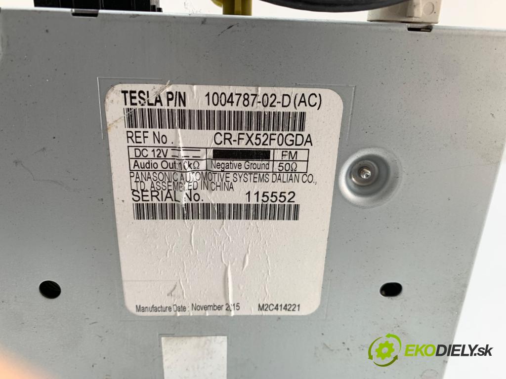 TESLA MODEL S liftback 2016 310 kW 85D AWD  modul TUNER radia 1004787-02-D (Řídící jednotka ostatní)
