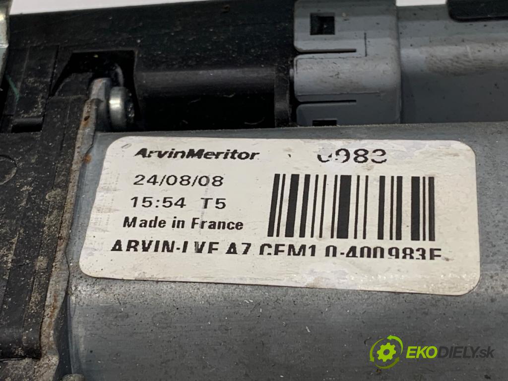 FIAT SCUDO II Autobus 2008 88 kW 2.0 D Multijet 1997 Mechanizmus okna pravy predný 400983F