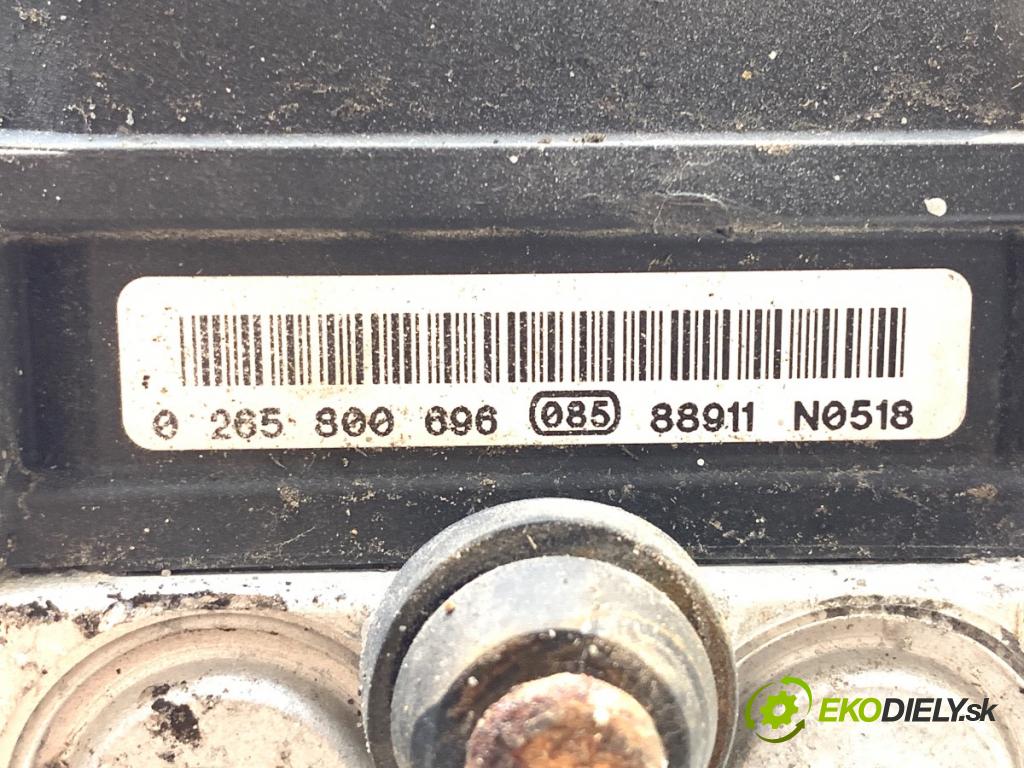 FIAT SCUDO II Autobus 2008 88 kW 2.0 D Multijet 1997 Pumpa ABS 0265800696 (Pumpa ABS)