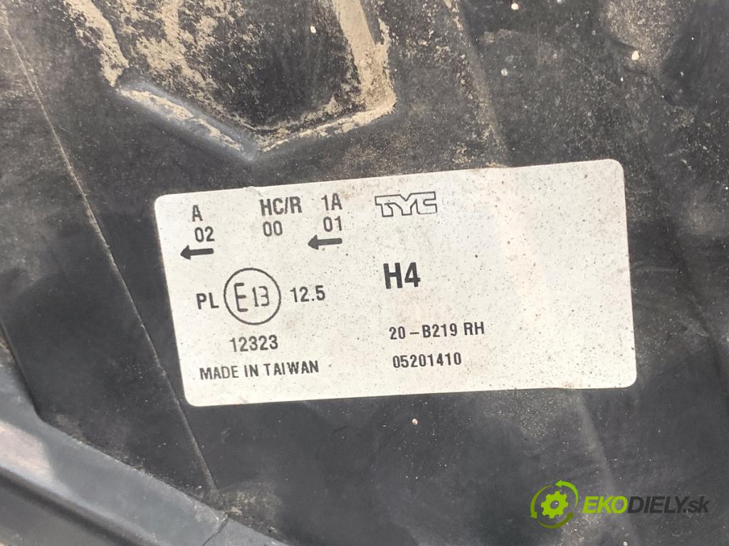 FIAT SCUDO II Autobus 2008 88 kW 2.0 D Multijet 1997 Svetlomet pravy predný