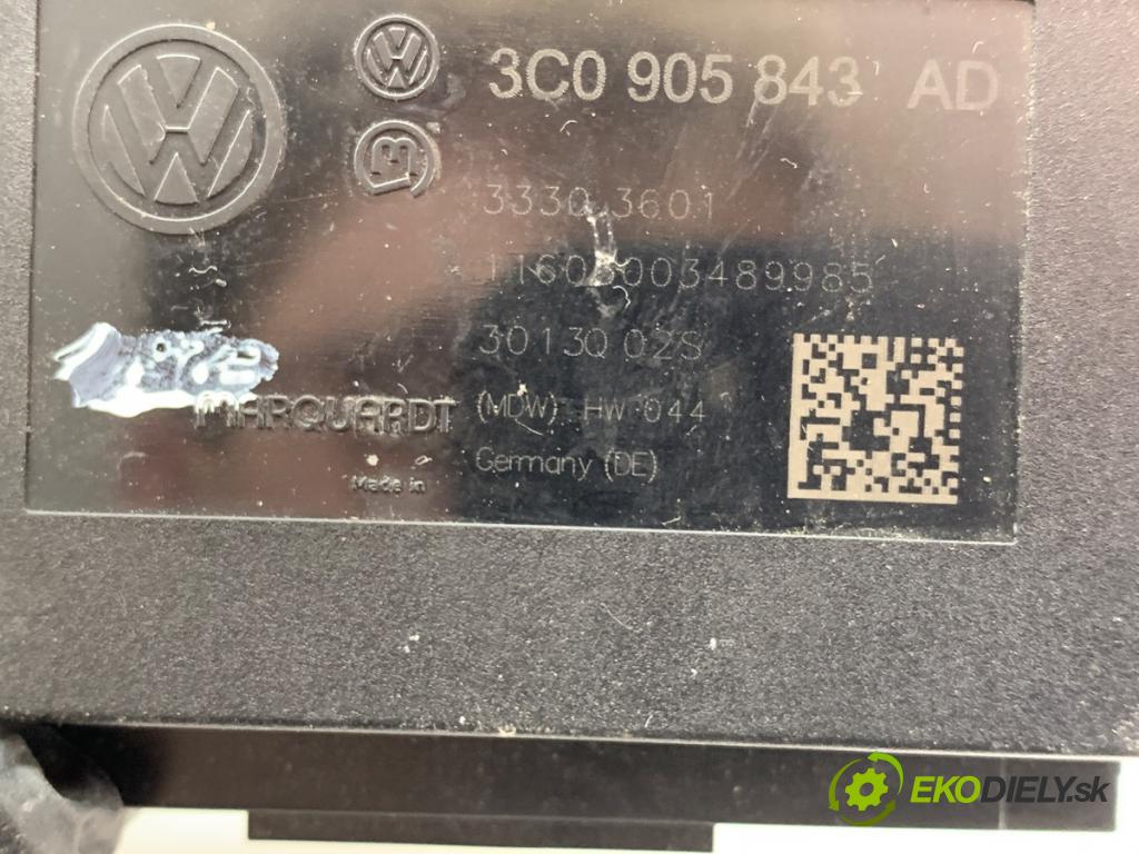 VW PASSAT B7 sedan 2013 103 kW 2.0 TDI 1968 spínačka 3C0905843AD (Spínací skříňka)