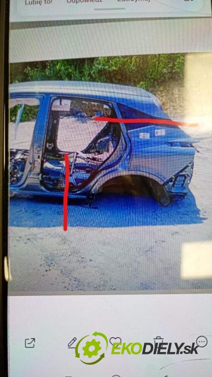 NISSAN QASHQAI J12 SUV 2023 116 kW 1.3 DIG-T Napęd na wszystkie koła 1332 karoséria ČTVRŤÁK: Blatník zad ľavy 
