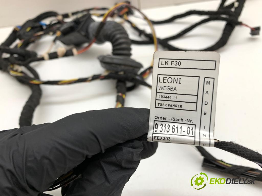 BMW F30 sedan 2014 155 kW 325 d 1995 Káblovačka Dvere predný ľavy 9313601