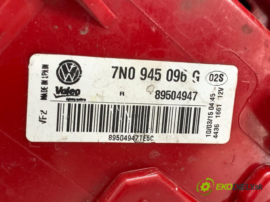VW SHARAN nadwozie wielkoprzestrzenne (MPV) 2014 103 kW 2.0 TDI 1968 světlo pravý zadní část 7N0945096G