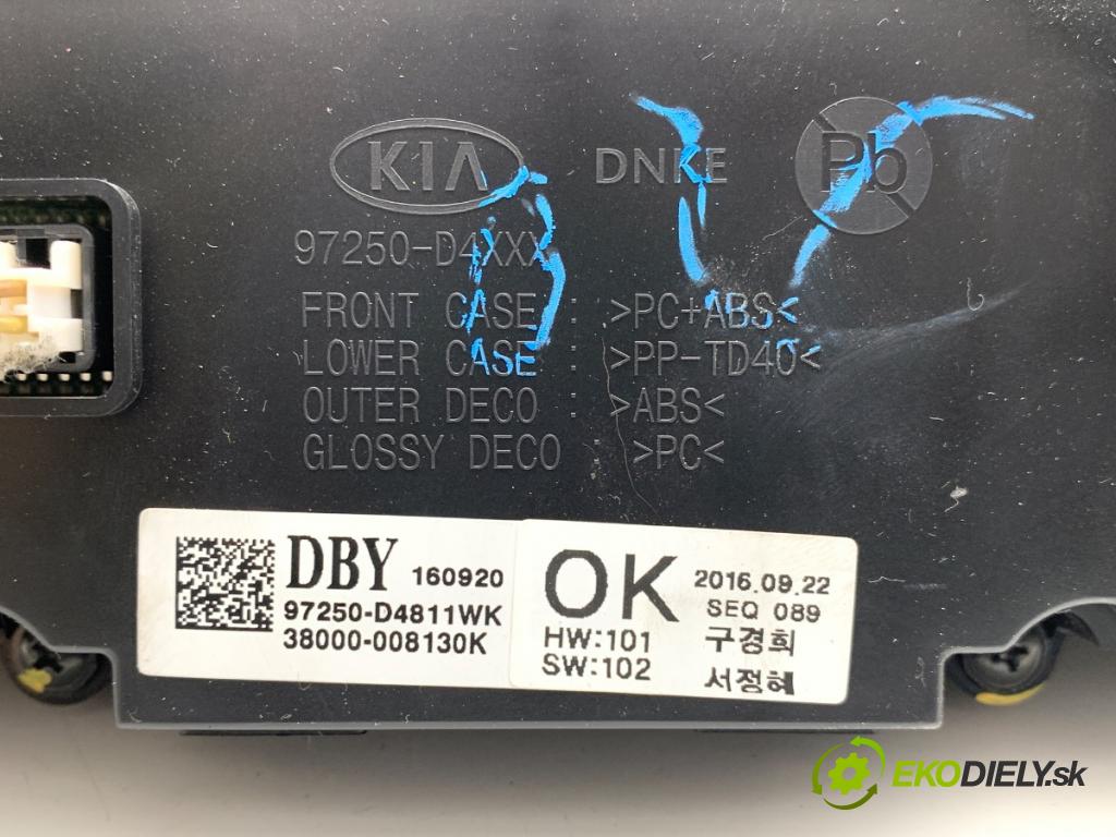 KIA OPTIMA Kombi 2016 104 kW 1.7 CRDi 1685 Panel ovládaní topení 97250-D4811WK (Páčky pod volantem)