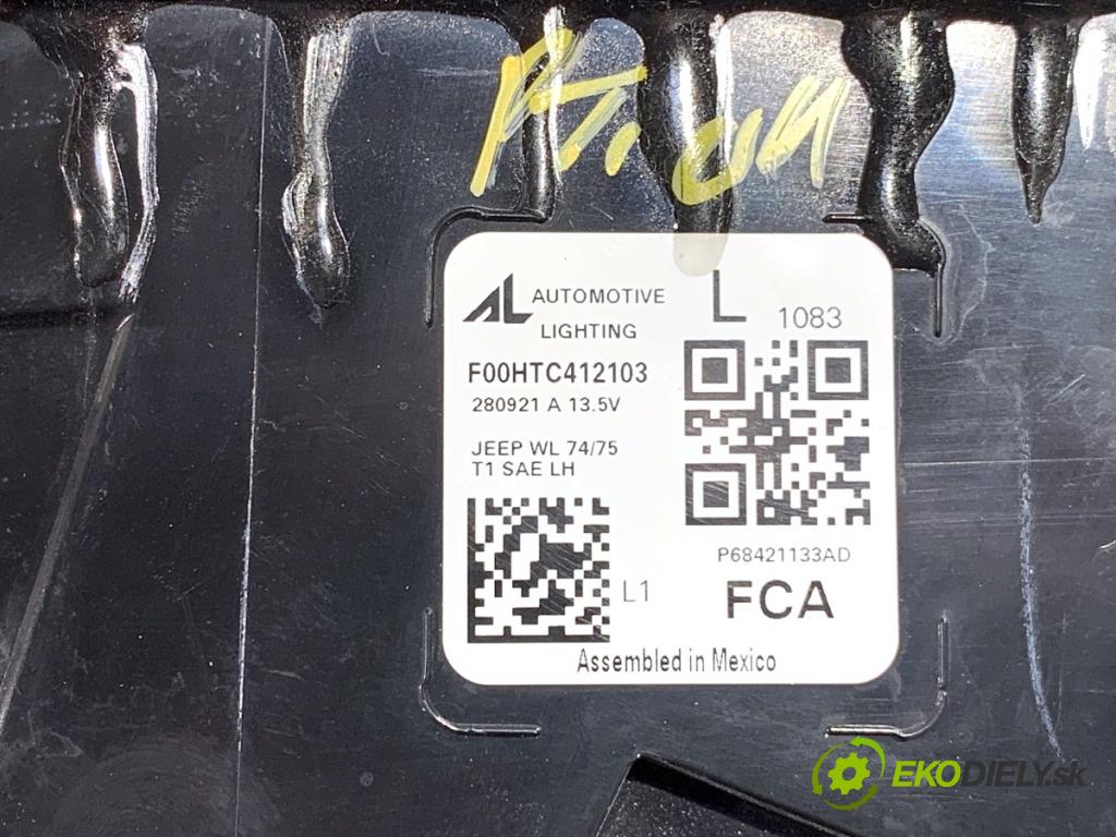JEEP GRAND CHEROKEE WL SUV 2021 210 kW 3.6 4WD 3604 Svetlo ľavy zad F00HTC412103