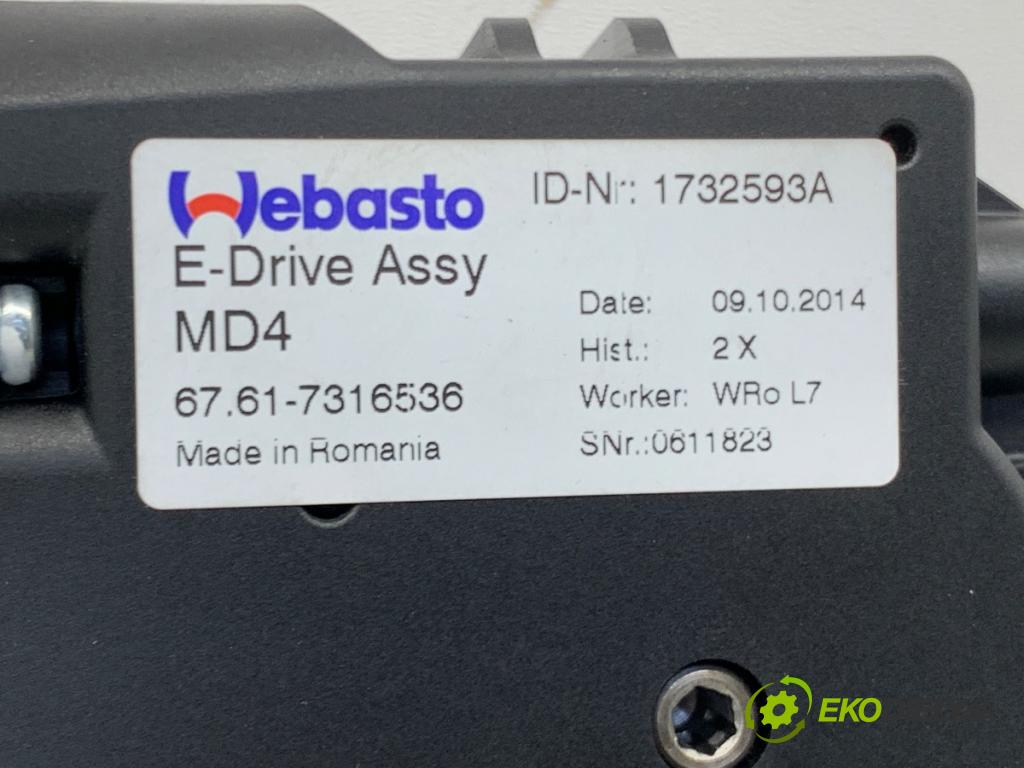 BMW F30 sedan 2014 155 kW 325 d 1995 střešní okno 7249794 (Sklo karoserie)