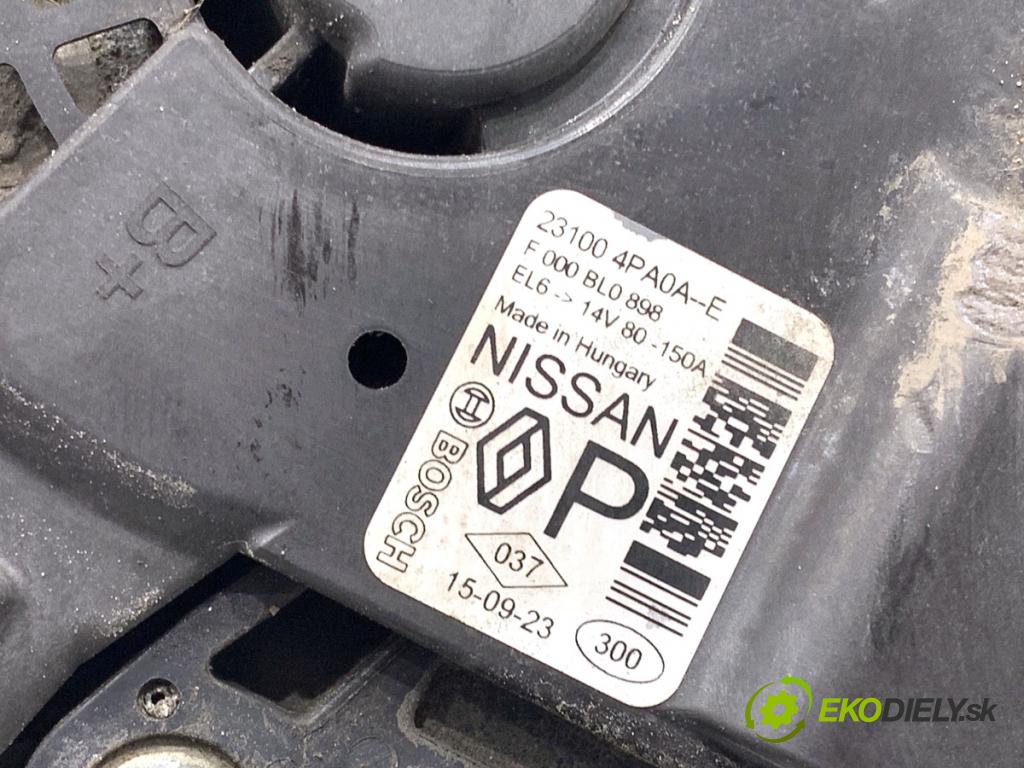 NISSAN QASHQAI J11 SUV 2015 120 kW 1.6 DIG-T 1618 Alternátor 231004PA0A (Alternátor)
