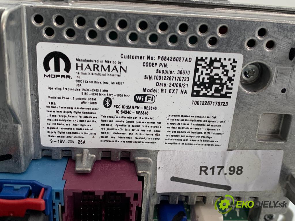 JEEP GRAND CHEROKEE WL SUV 2021 210 kW 3.6 4WD 3604 modul ZOBRAZIT: P68426027AD
