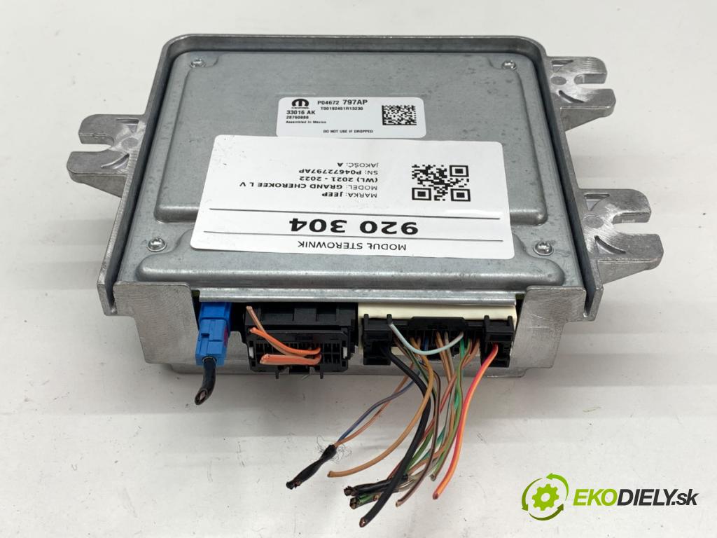 JEEP GRAND CHEROKEE WL SUV 2021 210 kW 3.6 4WD 3604 modul řídící jednotka P04672797AP (Řídící jednotka ostatní)