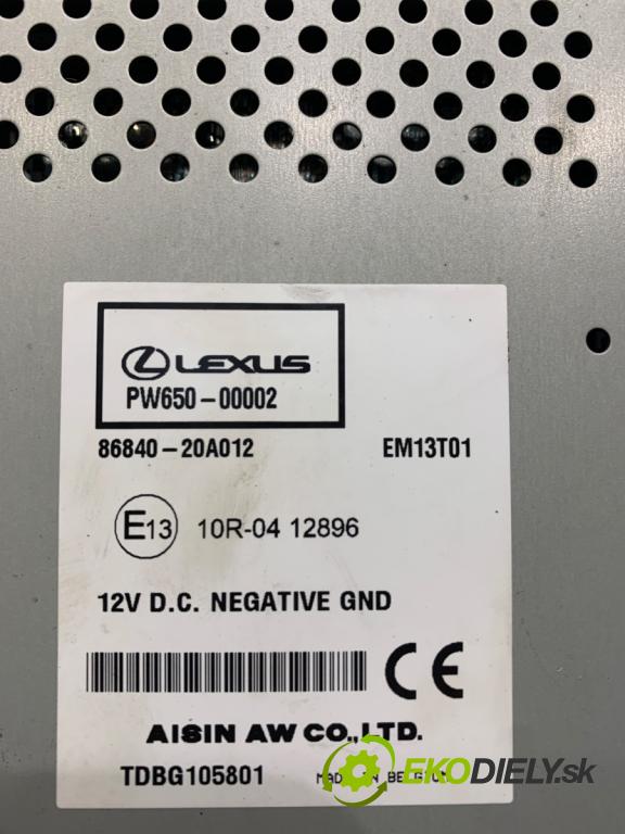 LEXUS NX SUV 2015 145 kW 300h AWD (AYZ15) 2494 RADIO 86140-78160 (Audio zariadenie)