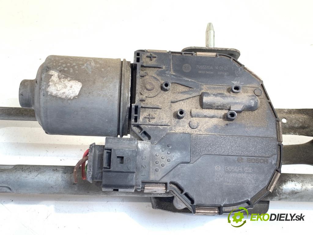 VW SHARAN nadwozie wielkoprzestrzenne (MPV) 2014 103 kW 2.0 TDI 1968 mechanismus stěračů přední část 7N1955023A (Motorek stěračů přední)