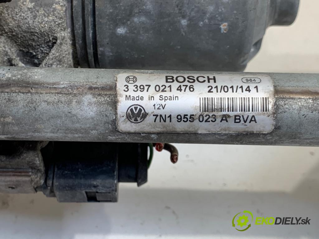 VW SHARAN nadwozie wielkoprzestrzenne (MPV) 2014 103 kW 2.0 TDI 1968 mechanismus stěračů přední část 7N1955023A (Motorek stěračů přední)