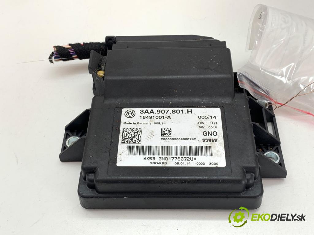 VW SHARAN nadwozie wielkoprzestrzenne (MPV) 2014 103 kW 2.0 TDI 1968 modul brzdy ruční brzdy 3AA907801H