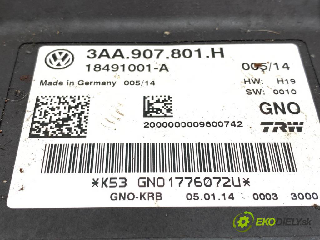 VW SHARAN nadwozie wielkoprzestrzenne (MPV) 2014 103 kW 2.0 TDI 1968 modul brzdy ruční brzdy 3AA907801H