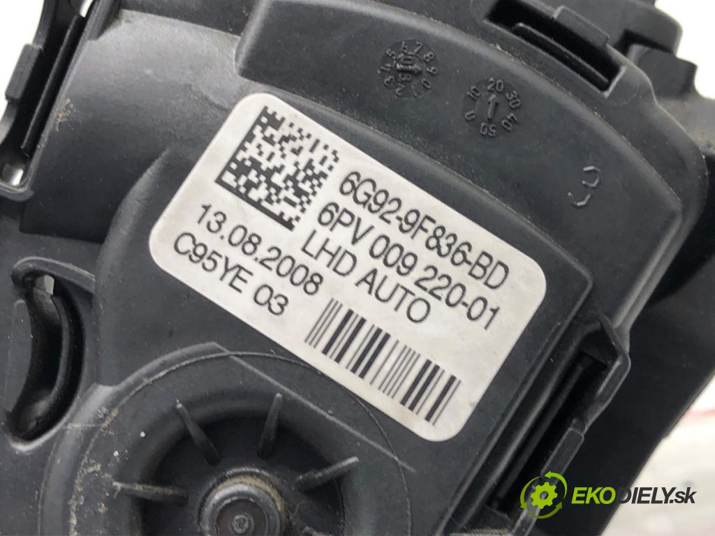 VOLVO V70 III Kombi 2010 170 kW 2.5 T 2521 Potenciometer plynu 6G92-9F836-BD (Potenciometer plynového pedálu)