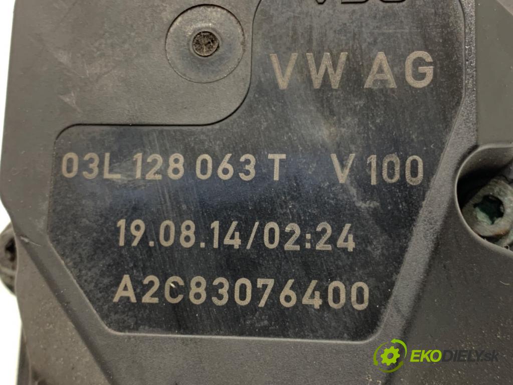 VW SHARAN nadwozie wielkoprzestrzenne (MPV) 2014 103 kW 2.0 TDI 1968 Škrtiaca klapka 03L128063T (Škrtiaca klapka)