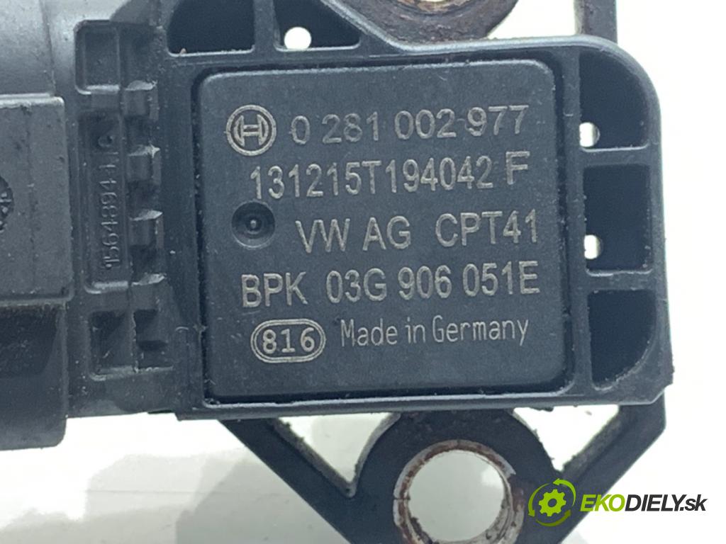 VW SHARAN nadwozie wielkoprzestrzenne (MPV) 2014 103 kW 2.0 TDI 1968 MAP senzor 03G906051E (Snímač ostatní)