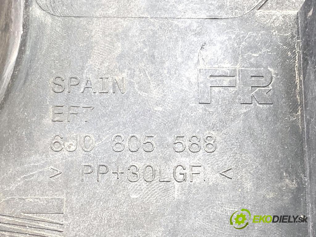 SEAT IBIZA IV liftback 2009 51 kW 1.2 1198 Držiak predný 6J0805588 (Výstuha predná)