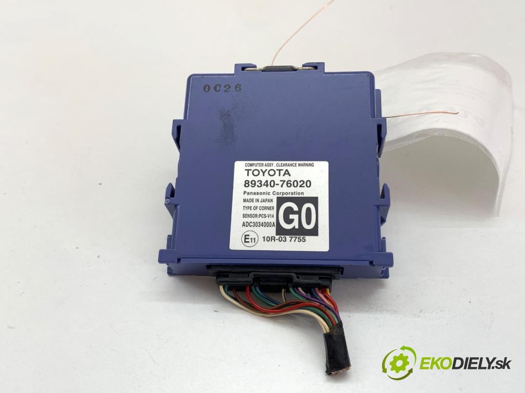 LEXUS CT liftback 2020 100 kW 200h (ZWA10_) 1798 Modul PDC 89340-76020 (Riadiaca jednotka ostatné)